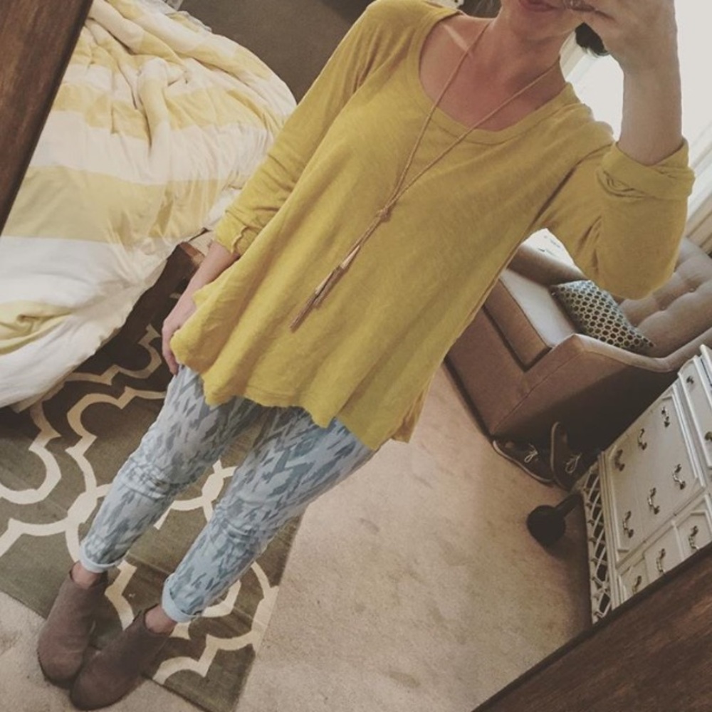 Anthropologie Left of Center Asymmetrical Top